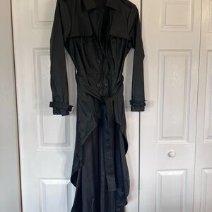 VENUS Elegant Black High Low Coat